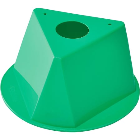 Global Industrial Inventory Control Cone, 10L x 10W x 5H, Green 412423